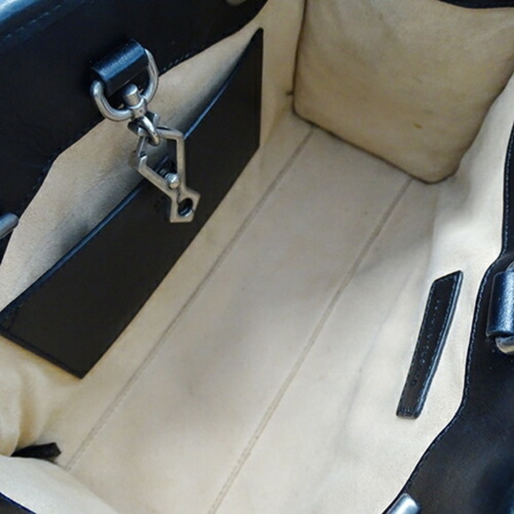 GUCCI Bag Women's Chain Shoulder Tote Leather GG Marmont Black 681483 - Picture 5 of 16